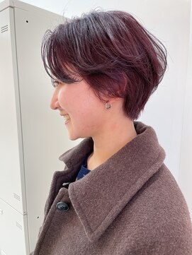 デート 下北沢(DATE) ショート×ベビーピンク