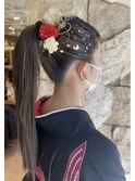 七五三 結婚式 卒業式 二次会 ヘアセット/ハーフアップ西新井152