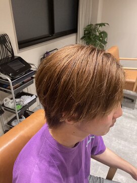 リーフヘアー(Leaf Hair) 縮毛矯正センターパートスタイル