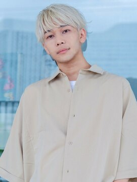 エムスラッシュ センター南(M.SLASH) ■ハイライトカラー/ホワイトアッシュ/メンズカット/センター南3