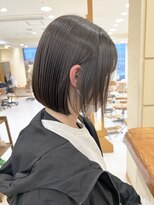 モリオ フロム ロンドン サッポロファクトリー店(morio FROM LONDON)&nbsp;【morio】札幌ボブ　ぱつっと耳かけナチュラルボブ