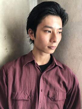 アンバー(AMBER) 大人オールバックショート◯