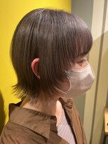 タナココロ 新丸子 バイ ムーン 武蔵小杉(tanacocolo by moon) ブルージュ/ツヤ髪スタイル/イヤリングカラー