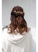 ヘアセット×ハーフアップ【四日市】