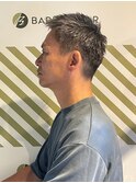 働く男の王道スタイル ベリーショート アップバング #4