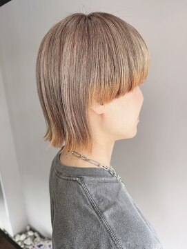 ガーデン 北花田(garden) ちょうどいいトレンド！マッシュウルフの裾カラー☆