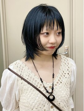 パークレーン アイス イヴェン(park lane ICI yeven) シャギーウルフ×ブルーブラック