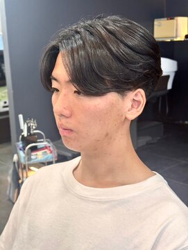 バース 河原町店(BIRTH) 曲がる縮毛矯正韓国風センターパート