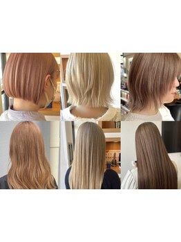 ハイトーンカラー/ハイライトカラー/インナーカラー/ベージュカラーが大人気☆[佐世保/相浦]