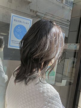 ランソ 成田店(RUNSO) オリーブグレージュonイヤリングカラー/美髪のススメ