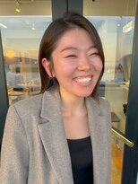 フィルム(FiLMs) 切りっぱなしボブ/チョコレートブラウン