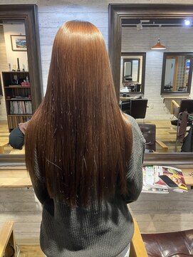 ニースヘアギャラリー 上野御徒町店(Neece hair gallery by across) 乾かすだけで艶々ストレート