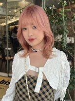 ヘアーアンドメイク ビス(HAIR&MAKE bis) 春に可愛いコーラルピンク♪【多田華歌】
