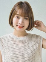 ノイカーム(noi Calm) 髪質改善トリートメントミルクティーベージュカラーくびれヘア