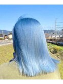 似合わせカットメルティカラー着物フェミニンロング