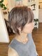 イド(id.)の写真/【半個室/お子様連れOK】骨格や髪質を見極めたショートヘアで、女性らしい柔らかな雰囲気に＊