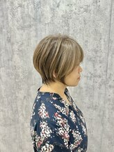 プロデュース 成瀬店(Produce) 白髪ぼかしハイライト×柔らかカラー