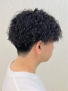 宇都宮men'sメンズパーマ波巻きスパイラルパーマ波巻きパーマ