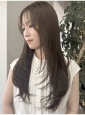 黒髪カタログ/クラゲヘアー/オリーブグレー/一宮