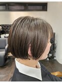 さっぱりナチュラルボブ。