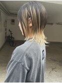 ショートウルフ/レイヤーカット/インナーカラー