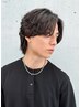 【Men's】カット＋パーマ＋オーガニックカラー＋Tr￥17900