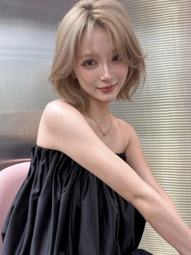 ハーヴィー 大宮店(HARVEY) 【Aラインレイヤー】バズりボブ/顔まわりレイヤー/山根