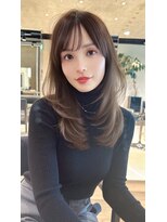 トータルビューティーサロン プリエ(prier)&nbsp;レイヤーカット＋ブラウンベージュ