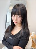 韓国ヘア/レイヤーカット/顔まわりカット/Instagram @ken__gucci