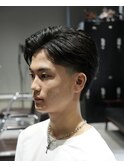 MEN'S/かき上げサイドパート×毛流れパーマ
