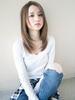 ローラン(ROULAND)&nbsp;【しっとりストレート】アッシュグレージュ小顔ヘア