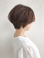 ヘアデザイン エソラ(hair design esora) 大人かわいい　前下がり　くびれ　似合わせナチュラルショート