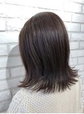 やり過ぎない切りっぱなしボブ