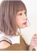 ☆透明感抜群☆ボブ イルミナカラー こなれミディ 美髪