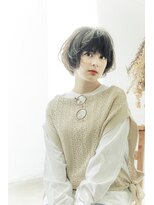 ページボーイ美容室 柔らかく仕上げるレイヤーショートボブ