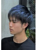 ダブルカラー・ブルーブラック系