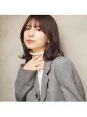 atelier.femくびれが可愛いツヤ感ミディアム