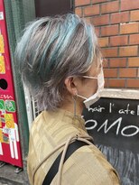 ヘアアトリエコモノ(hair l'atelier KoMoNo) 【2bleach】【原宿系】ペール系デザインカラー！