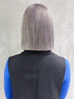 アルバム 渋谷パルコ(ALBUM)&nbsp;パープルシルバー_外ハネボブセクションカラー_ba388053