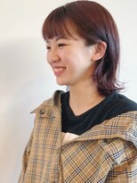 かっとはうすウィズ(With）&nbsp;ピンクブラウンがワンポイント！愛されミディアムヘア！！