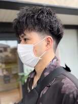 アースオーセンティック 小平店(EARTH Authentic) スペインカールフェードカットスパイラルパーマ波巻きパーマ