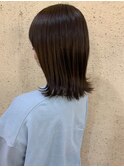 外ハネボブ×ダークブラウン