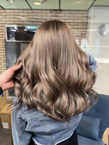 ラフ(LAFF) #バレイヤージュ#グレージュカラー#ボブウルフ#ココアベージュ