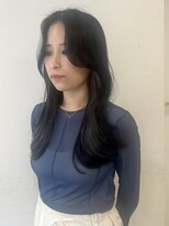 ミレバイジェニー (mirae by geny) さりげなくお洒落なインナーカラー くびれヘア　r