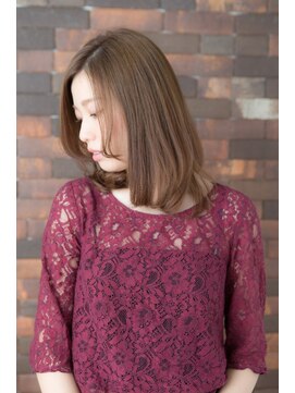 フェイス 赤羽店(face) インナーグレージュ/マチルダボブ/前髪/ピンクベージュ/赤羽