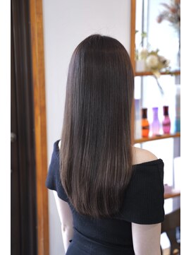 ミマール(mimar) パープルグレージュロングレイヤー