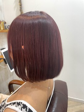 ルヴェール 茜部店(LeVert) ぷっつんショートボブ