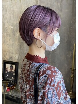 フルアヘッド(FULL A HEAD) スモーキーピンクショート