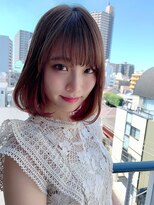 フラミューム 伊勢崎(flammeum)&nbsp;インナーピンク×ボブ