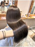 グレージュ×髪質改善